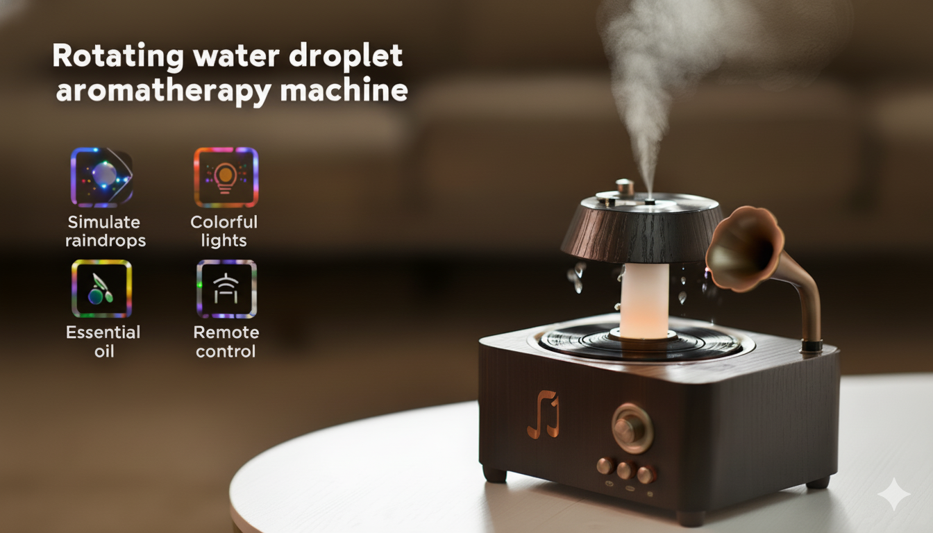 Vintage Humidifier with Aromatherapy